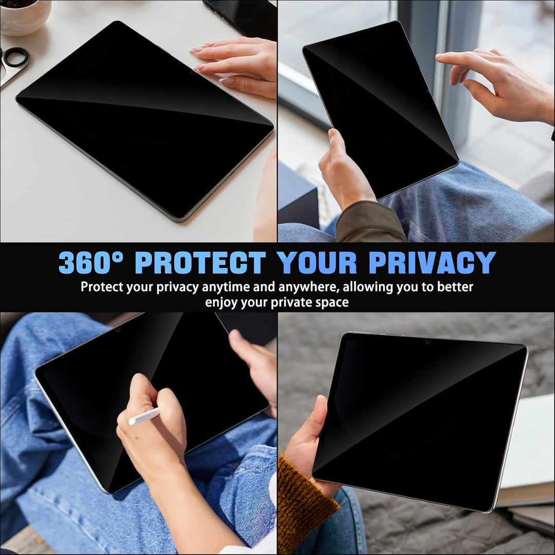360-Grad Privacy Schutzfolie für Samsung Galaxy Tab S9 FE 5G 10.9 Zoll (2023) Sichtschutz, Anti-Krat