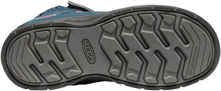 KEEN Unisex Kinder Hikeport 2 Sport Mid Waterproof, Blue Wing Teal Fruit Dove