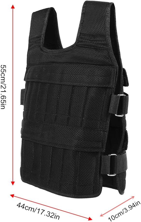 VGEBY1 Gewichtsweste, Oxford Cloth 15KG Gewichtsweste für das Krafttraining