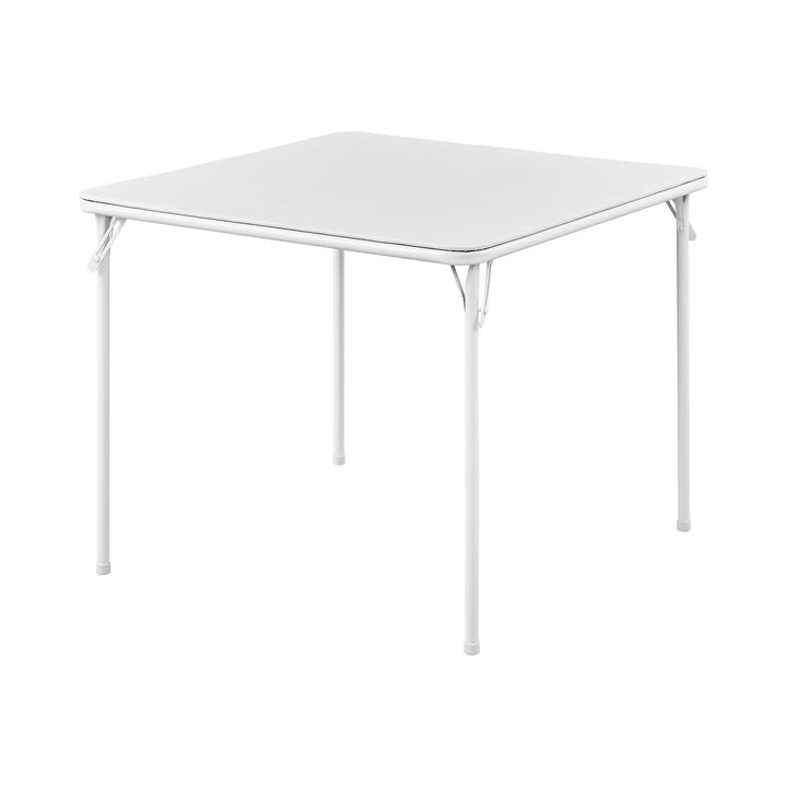 BOOSDEN Klapptisch, Weiss, Klappbar Tisch als Campingtisch, Gartentisch, Balkontisch, Esstisch, Falt