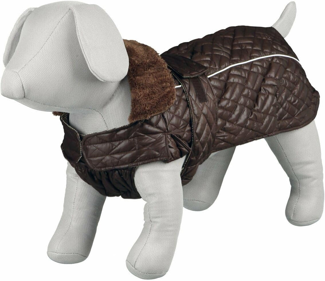 Trixie Rouen Winter Hundemantel, 43 cm, braun Braun 43 cm, Braun 43 cm