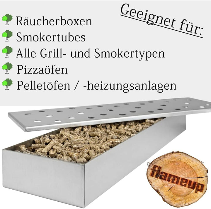 Buche Eiche Pellets 15 kg 30 kg Auswahl Grill Smoker Holz Pizzaofen BBQ Pellet Outdoor Ofen Grillen