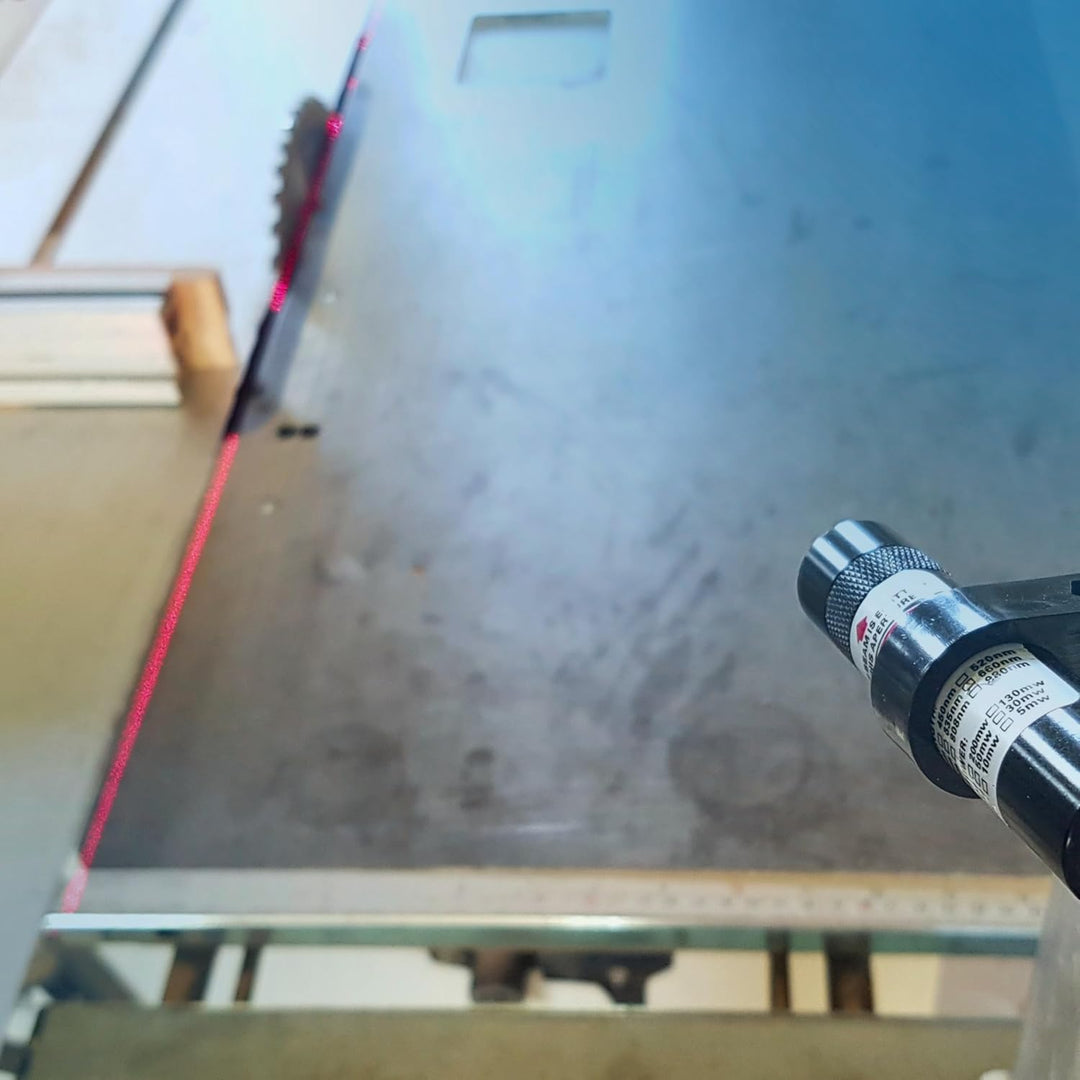 hedue® Positionierlaser PL2 - Linienlaser rot, Lasermodul fokussierbar zur Projektion einer roten La