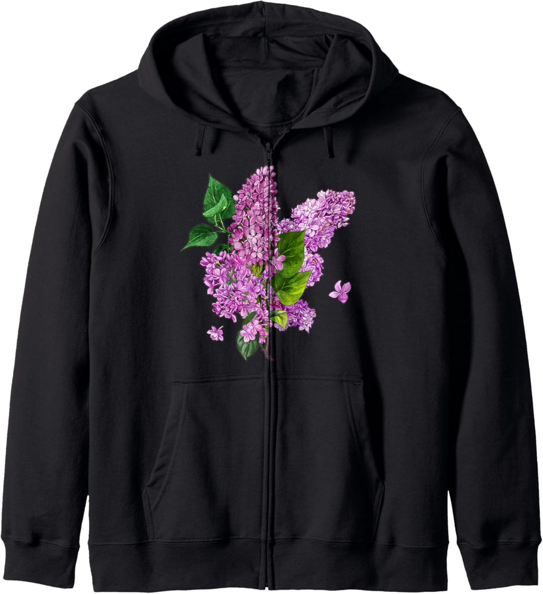 Lilac Floral Bouquet Flowers Spring Botanical Garden Kapuzenjacke