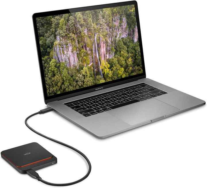 LaCie Portable SSD, externe SSD 2TB, 2.5 Zoll, USB-C, PC & Mac, inkl. 3 Jahre Rescue Service, Modell