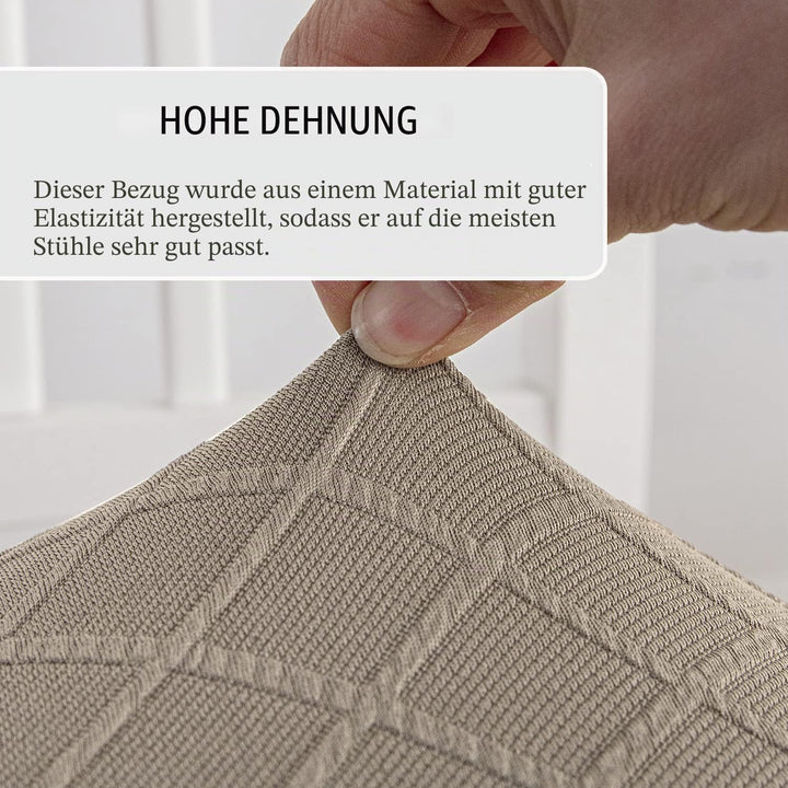Shell Stuhlhussen, 2er Set Strech Hohen Zurück Stuhlhussen, Abnehmbarer Waschbarer Stühle Schutz, De