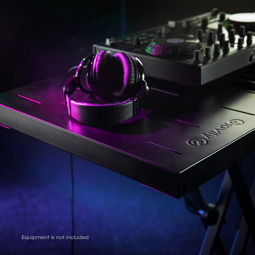 Gravity KS RD 1 - Auflagetisch für X-Form Keyboard Ständer, mit Belastbarkeit bis 60 kg, schwarz