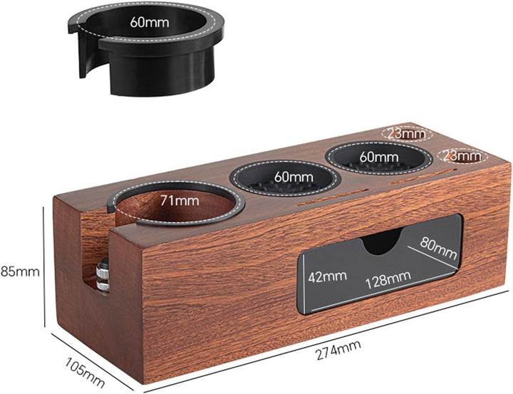 Schubladen-Modelle Tamperstation, Höhenverstellbar Station, TOOSOAR Tamperstation für 51~58MM