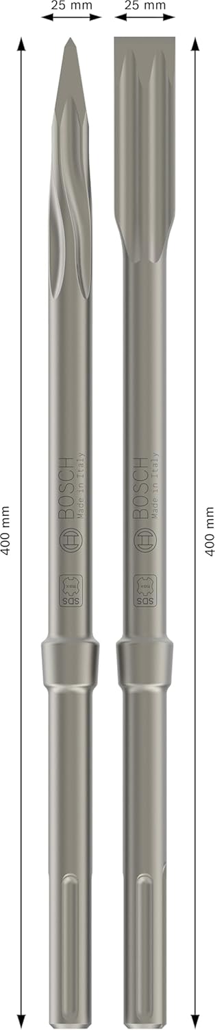 Bosch Professional 4tlg. Meissel Set SDS max (Zubehör Abbruchhammer)