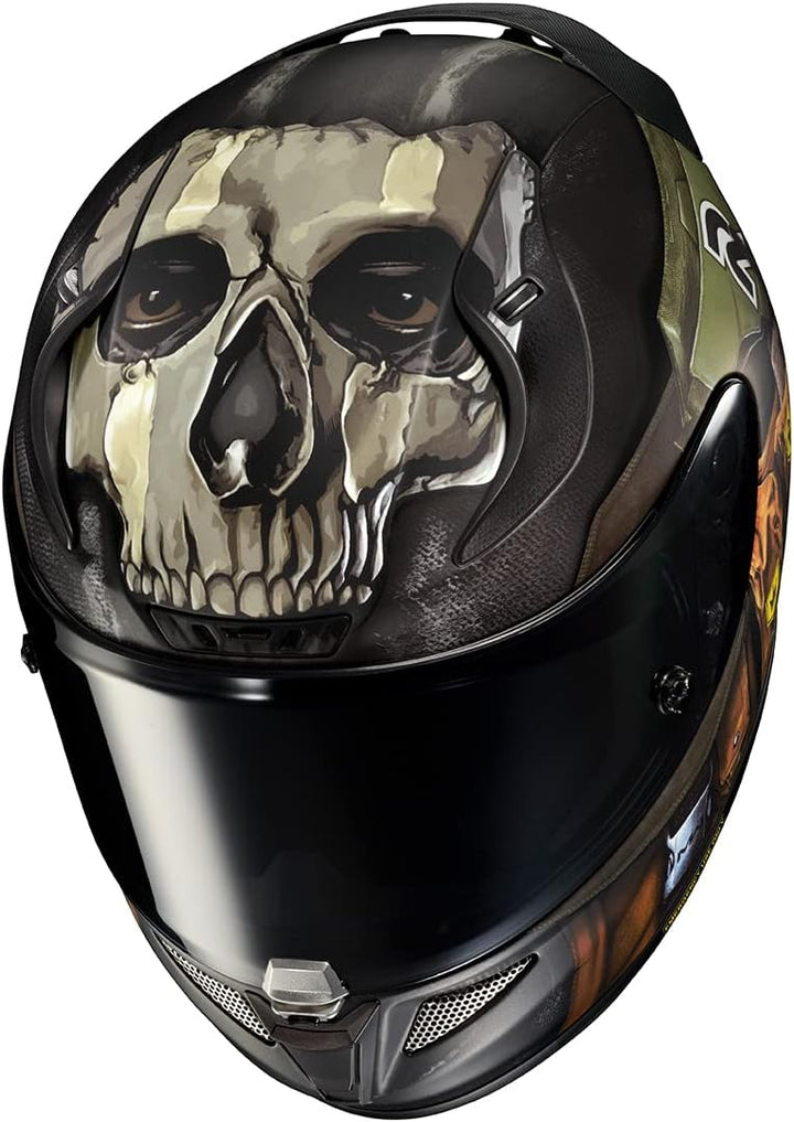 Helm HJC RPHA 11 Ghost Call Of Duty MC34SF schwarz grün matt, M