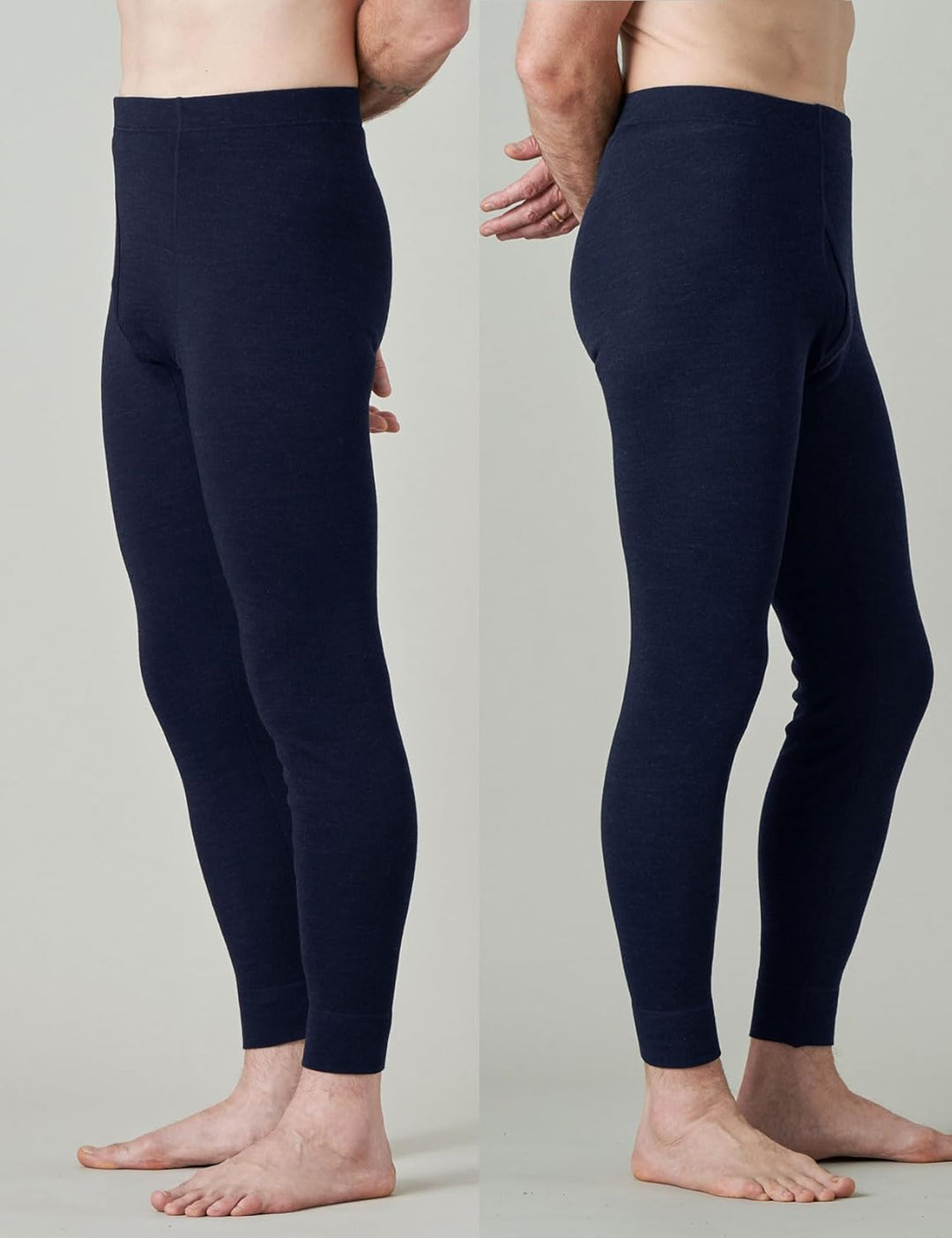 LAPASA Herren 100% Merinowolle Thermounterhosen, Premium Merino Wolle Unterhosen Thermounterwäsche (