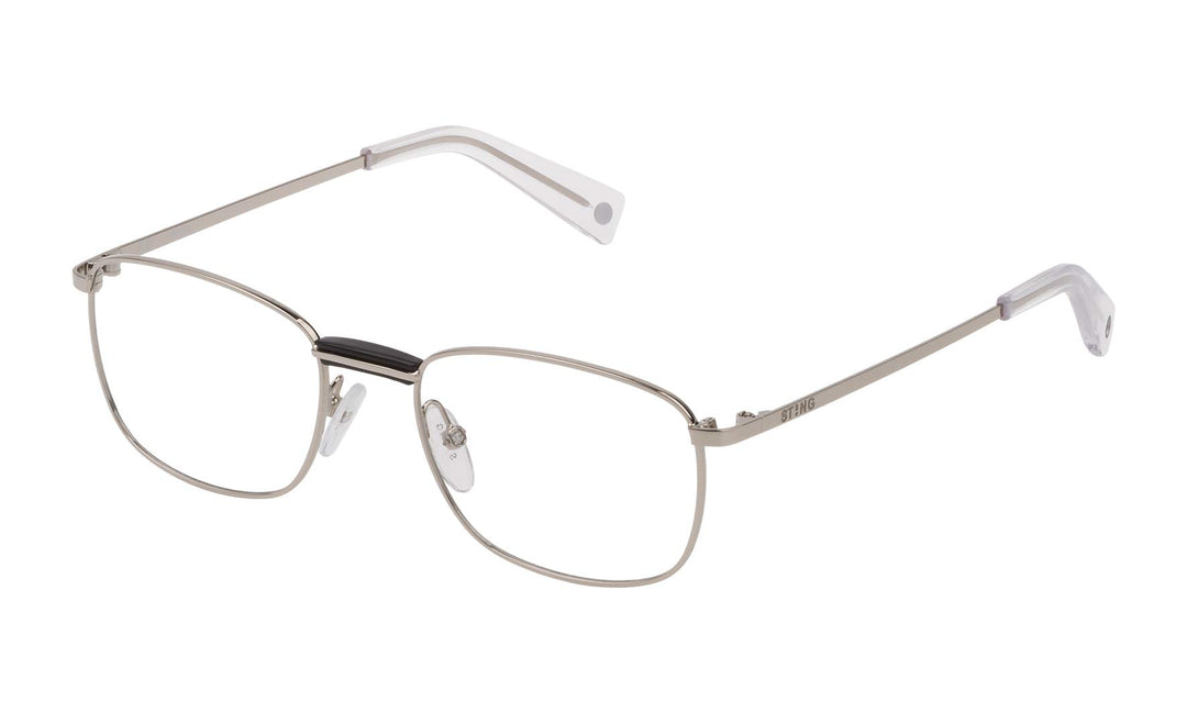 Sting Unisex-Kinder VSJ413500579 Sonnenbrille, Shiny Full Palladium, 50/18/135