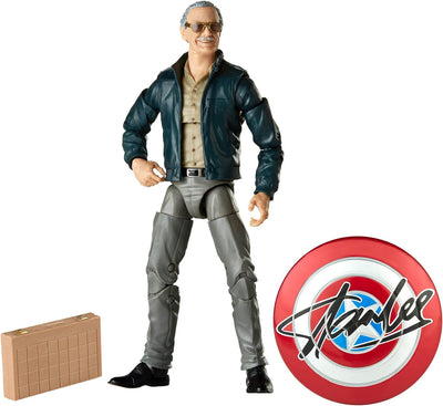 Hasbro Marvel Legends Series 15 cm grosse Stan Lee Action-Figur zu Marvel‘s The Avengers, enthält 2