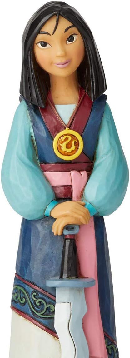 Enesco 6002823 Disney Traditions by Jim Shore Princess Passion Mulan Figur, 18,4 cm, Mehrfarbig , 7.