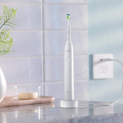 Philips Sonicare 4100 – elektrische Philips Sonicare Zahnbürste für Erwachsene mit 1 x Philips W2 Op