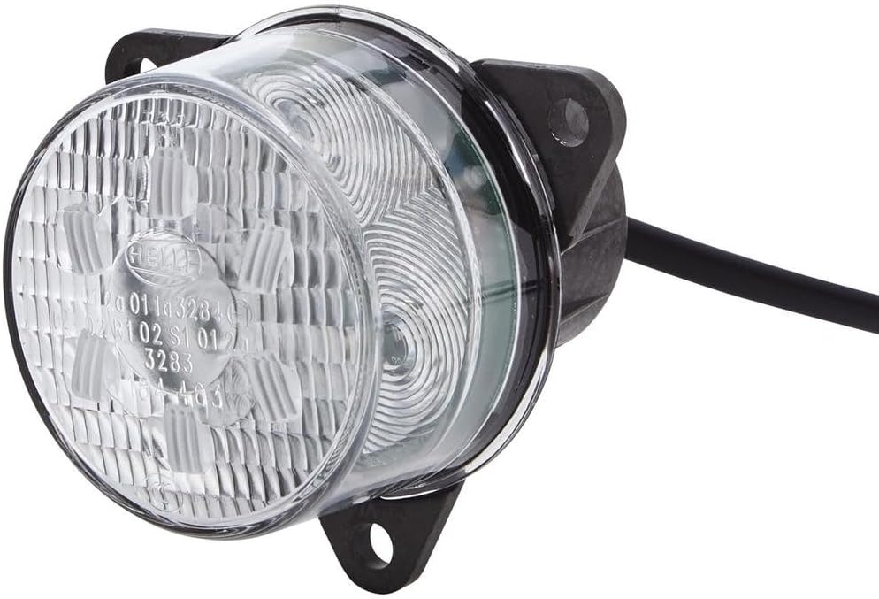 HELLA - Blinkleuchte - LED - 24V - Anbau/geschraubt - Lichtscheibenfarbe: glasklar - Kabel: 500mm -