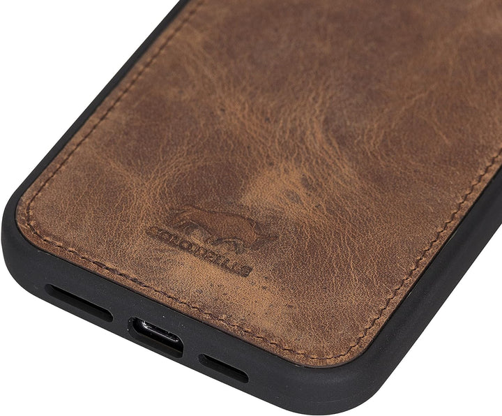 Solo Pelle Lederhülle für das iPhone 13 Pro Max in 6.7 Zoll Stanford Case Leder Hülle Ledertasche Ba