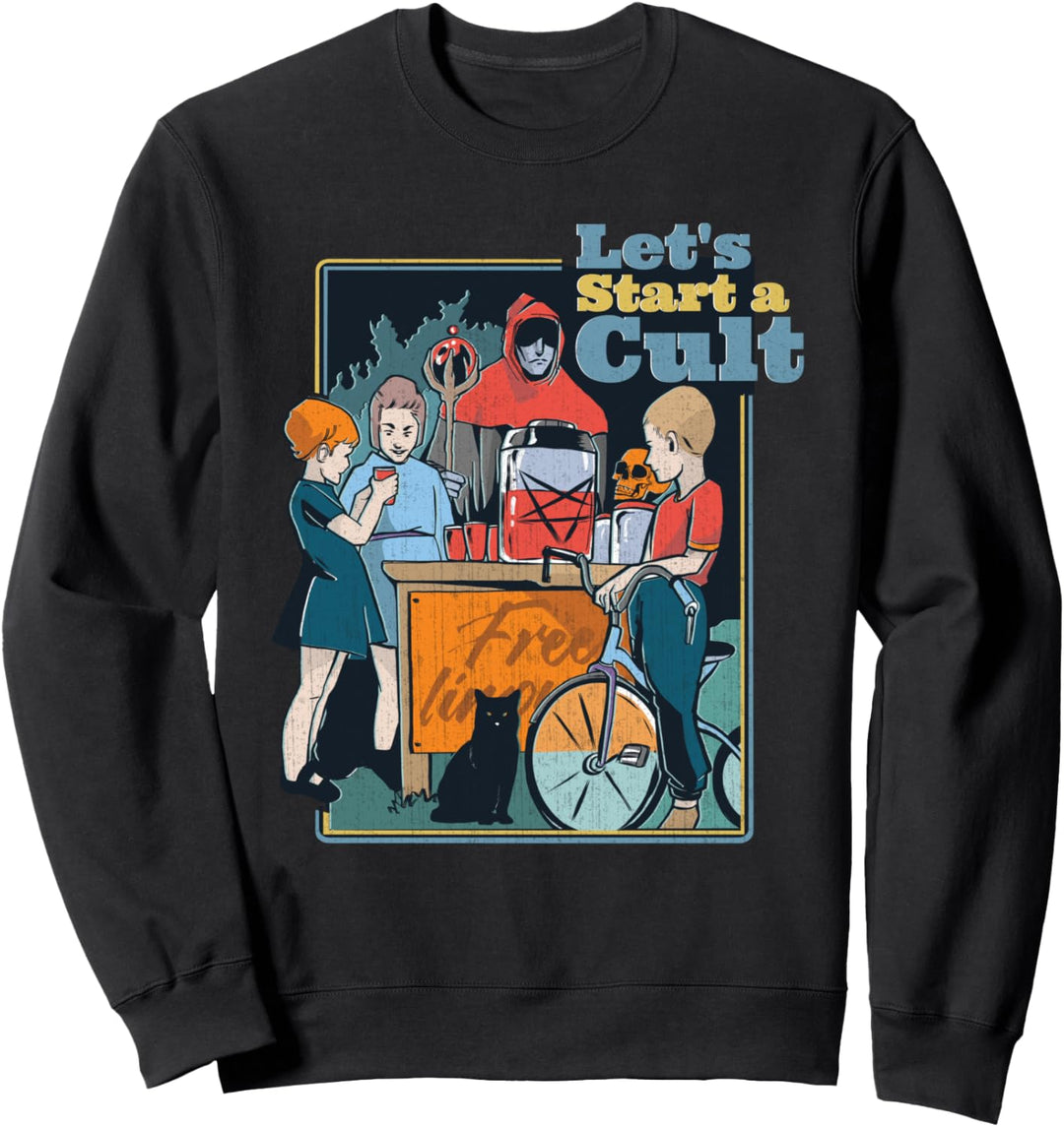 Let's Start A Cult Lustiges Vintage-Kinderspiel Dämonen Geschenk Sweatshirt