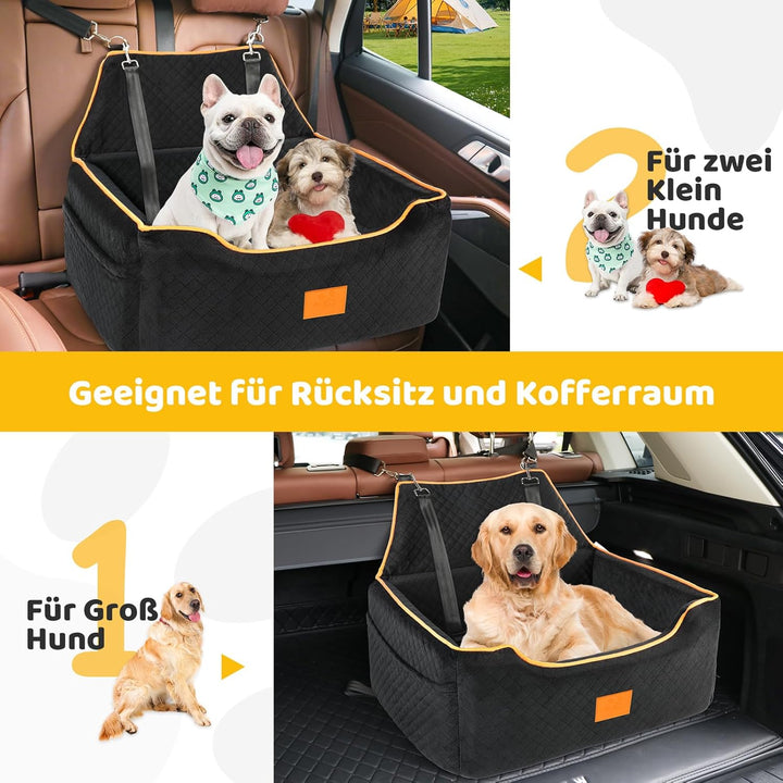 GL GLENSLAVE Hundesitz für grosse/mittlere Hund, Hundeerhöhungssitz für Hunde unter 25kg oder 2 klei