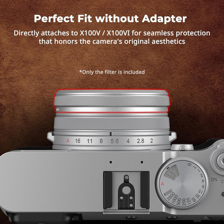 SmallRig UV-Filter für FUJIFILM X100VI / X100V, 99% Lichtdurchlässigkeit, optisches Glasobjektiv, wa