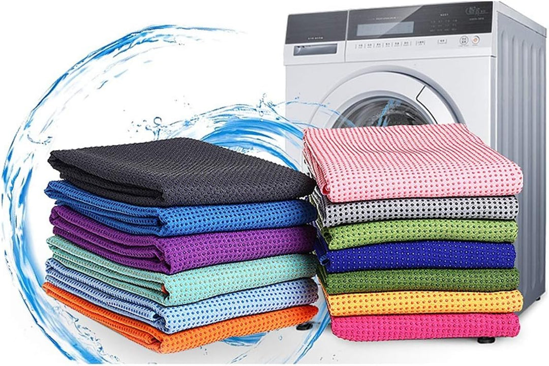 Xlabor Mikrofaser Yogatuch Handtuch mit Antirutsch Noppen Yogamattenauflage Unterlage Towel Fitnesss