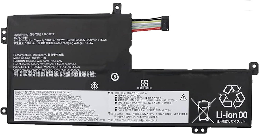 AKKEE L18C3PF2 Laptop Akku für Lenovo V155-15API V340-17IWL Ideapad L3-15IML05 L340-15API L340-15IWL