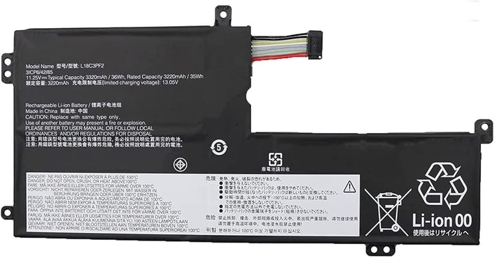 AKKEE L18C3PF2 Laptop Akku für Lenovo V155-15API V340-17IWL Ideapad L3-15IML05 L340-15API L340-15IWL