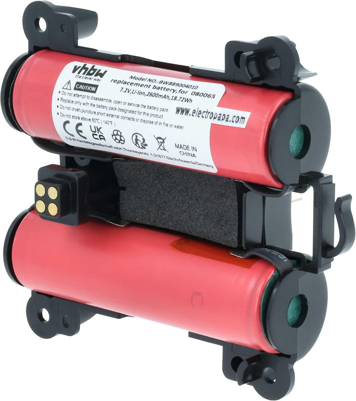 vhbw Akku kompatibel mit Bose 071478 Lautsprecher Boxen Speaker (2600mAh, 7,4V, Li-Ion)