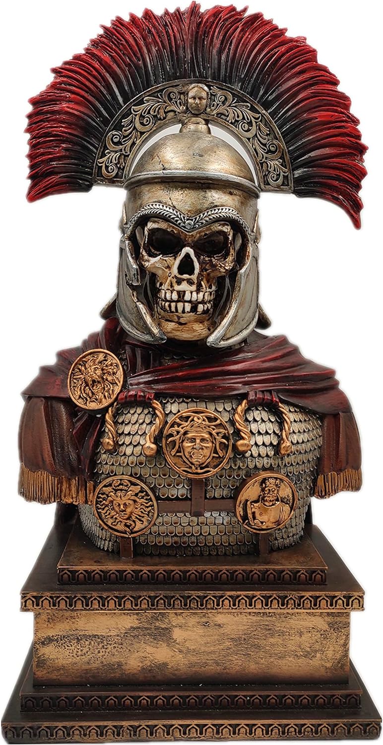 LOOYAR Römisches Imperium Römische Legion Undead Centurion Soldat Krieger Harz-Statue Skulptur Ornam