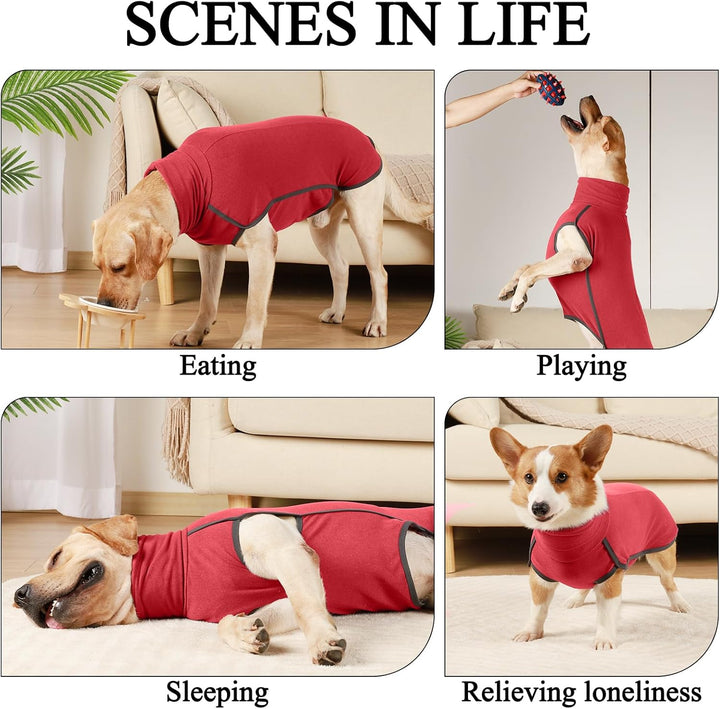 Hundepullover, warme & leichte Fleecejacke für kleine, mittelgrosse & grosse Hunde - wintertauglich,