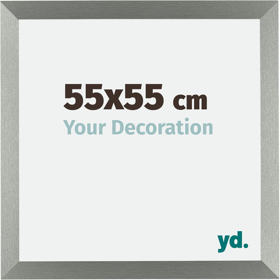 yd. Your Decoration - Bilderrahmen 55x55 cm - Bilderrahmen aus MDF mit Acrylglas - Antireflex - Ausg
