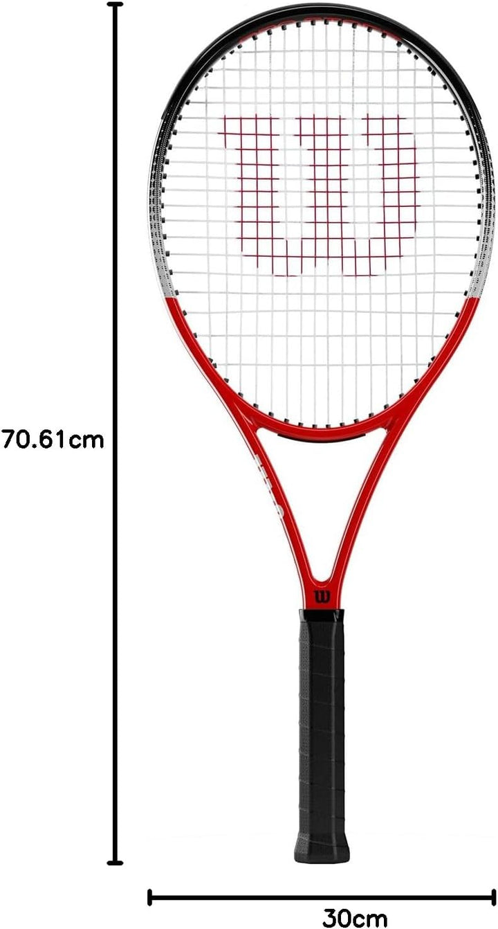 Wilson Tennisschläger Pro Staff Precision RXT 105, Aluminium, Grifflastige Balance, 305 g, 69,2 cm L