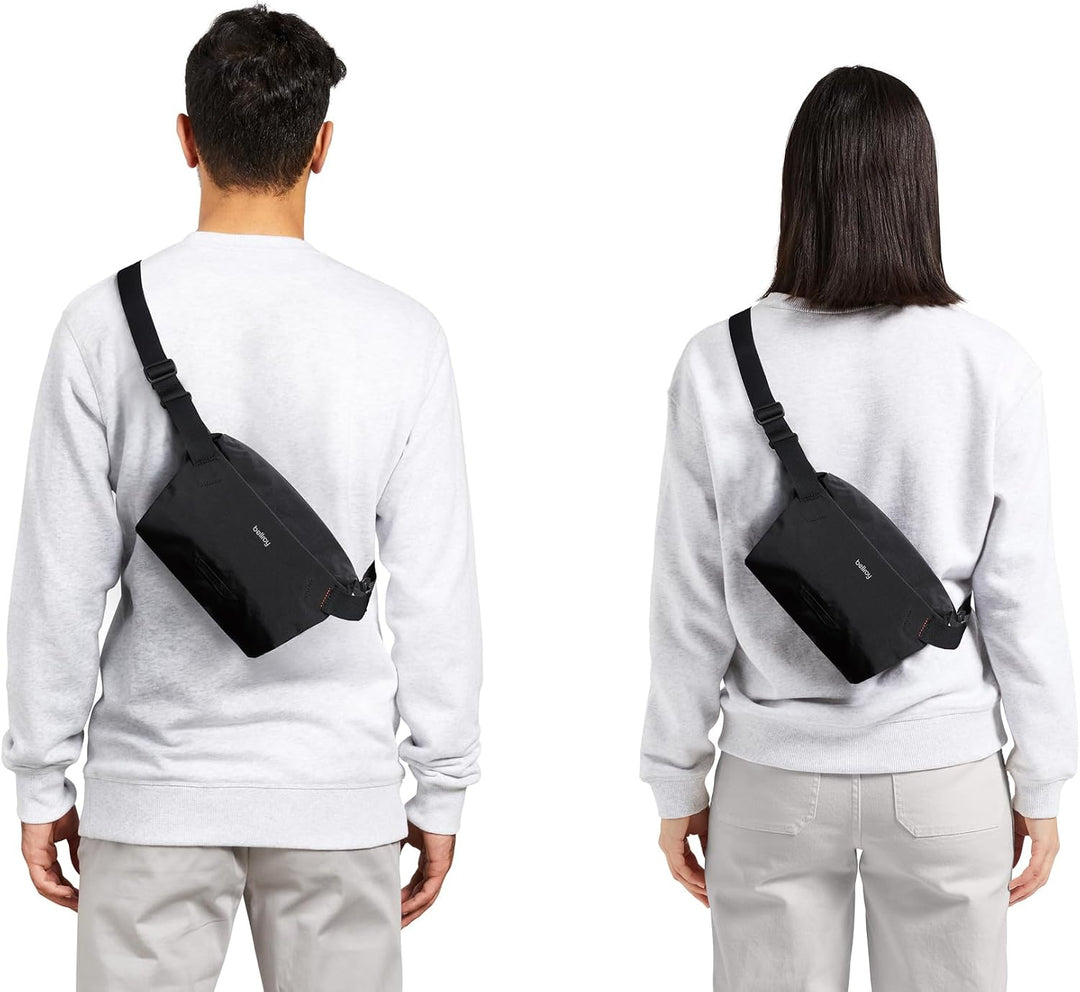 Bellroy Lite Sling Mini, Leichte Umhängetasche - Fog | 4L leichte Umhängetasche für Handy, Geldbörse