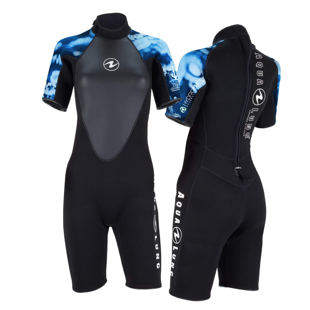 Aqua Lung Hydroflex Damen Shorty schwarz-blau, M