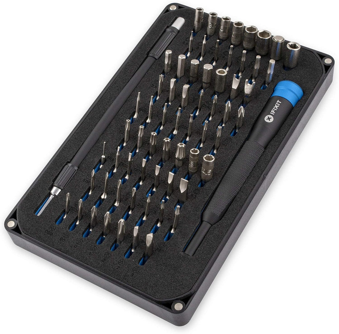 iFixit Mako Precision Bit Set, Bit-Kit mit 64 Bits (4 mm) und Präzisions-Schraubendreher für die Rep