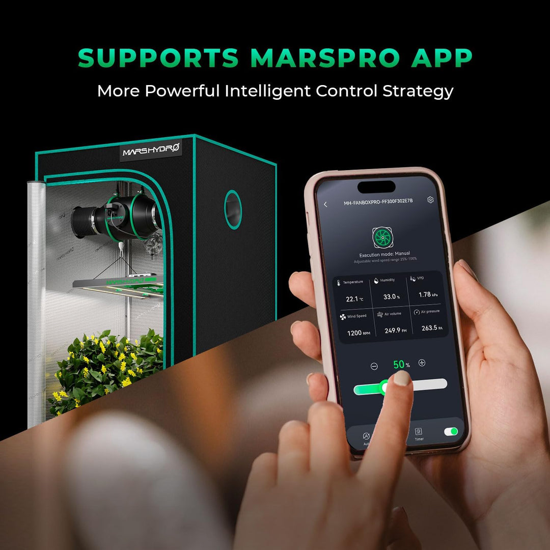 MARS HYDRO 2025 IFresh MarsPro Add-On Pack, Temperatursensor und iConnectu-Controller, Umweltüberwac
