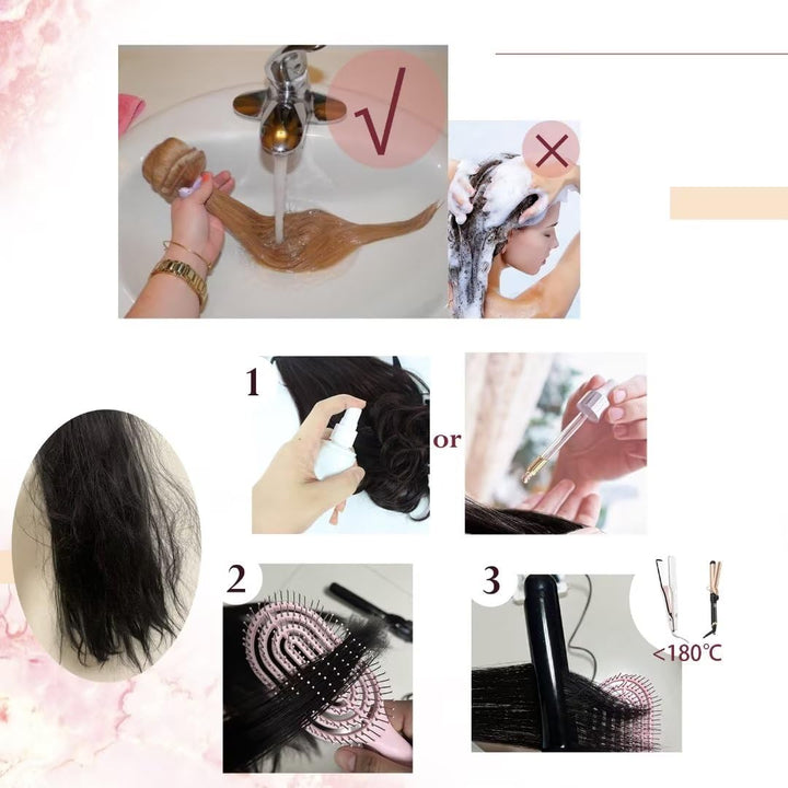 Easyouth Clip Extensions Echthaar Remy Clip in Echthaar Extensions Balayage Clip in Haarverlangerung
