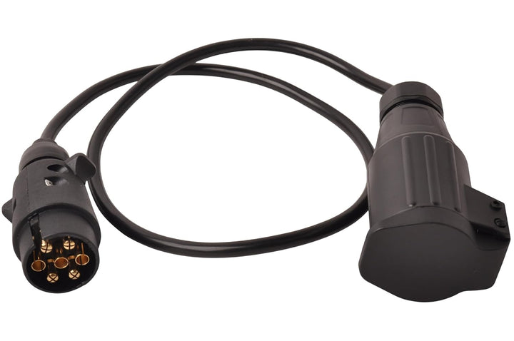 ProPlus 343526 Verlängerungskabel Adapterkabel Länge 0,8 Meter PKW Stecker 7polig auf Anhänger Steck