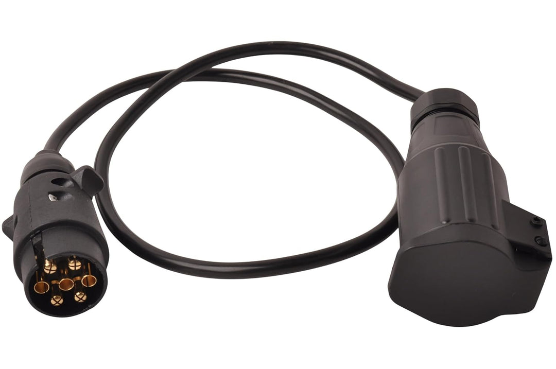 ProPlus 343526 Verlängerungskabel Adapterkabel Länge 0,8 Meter PKW Stecker 7polig auf Anhänger Steck