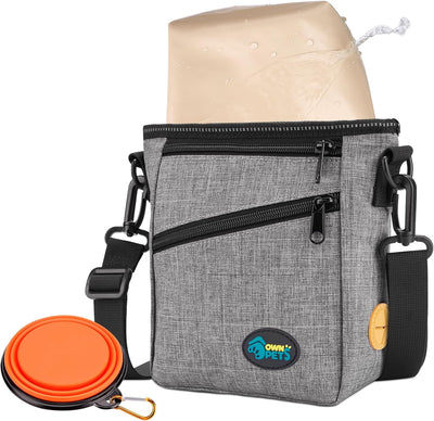 Ownpets Leckerlibeutel für Hunde, Hunde Trainingstasche, Leckerlietasche für Hunde, Snackbeutel mit