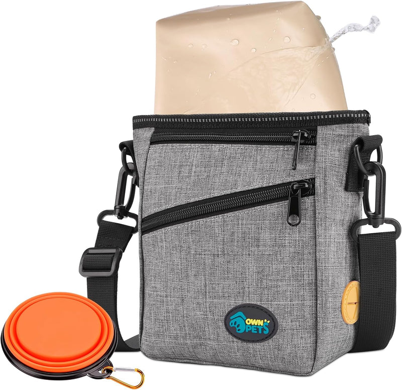 Ownpets Leckerlibeutel für Hunde, Hunde Trainingstasche, Leckerlietasche für Hunde, Snackbeutel mit