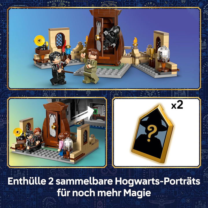LEGO Harry Potter Schloss Hogwarts: Krankenflügel - DIY Set mit 7 Minifiguren - Modellbau mit Hermin