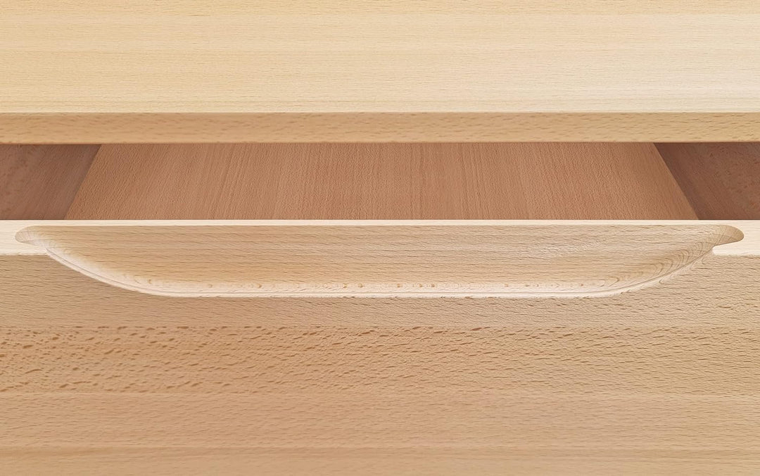 Erst-Holz Nachttisch Buche Nachtkästchen Bettkommode Nachtschrank mit Schublade 90.20-K43