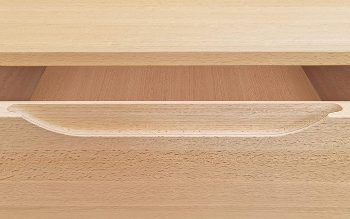 Erst-Holz Nachttisch Buche Nachtkästchen Bettkommode Nachtschrank mit Schublade 90.20-K43