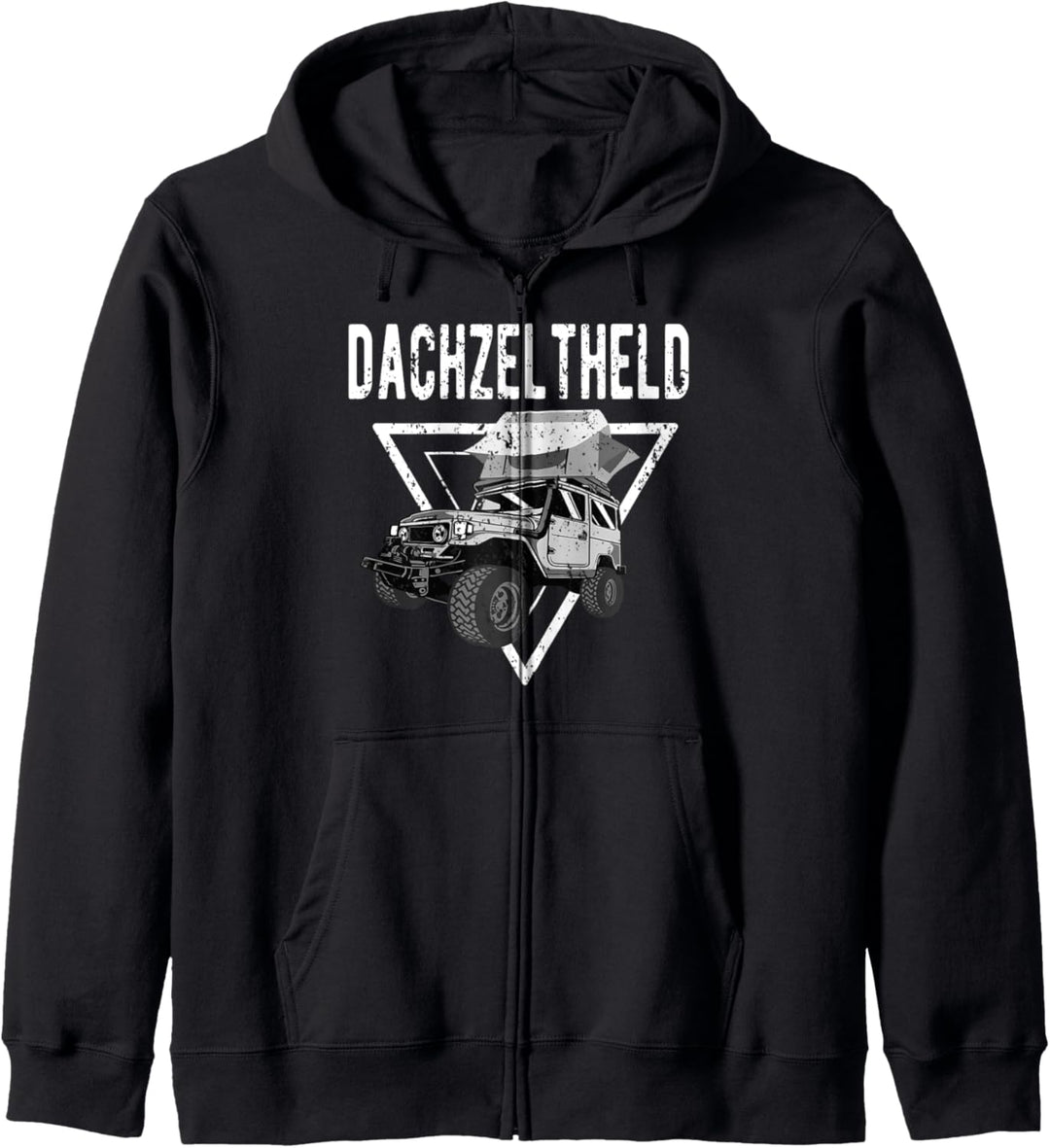 Dachzelt Camping Outdoor Herren Natur Dachzeltheld Geschenk Kapuzenjacke