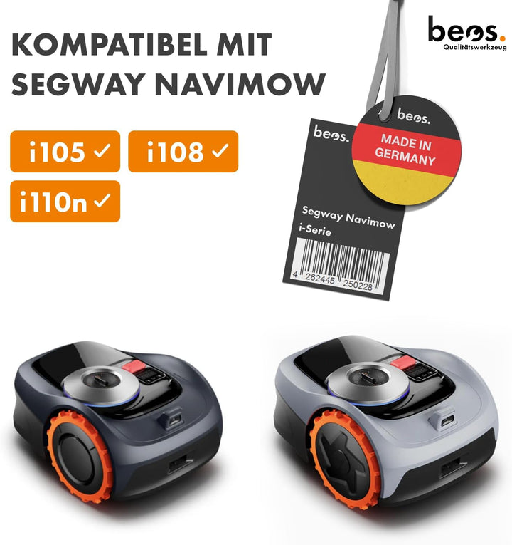 [Made in Germany] 6er Messerscheibe kompatibel mit Segway Navimow i105E, i108E & i110n Mähroboter –