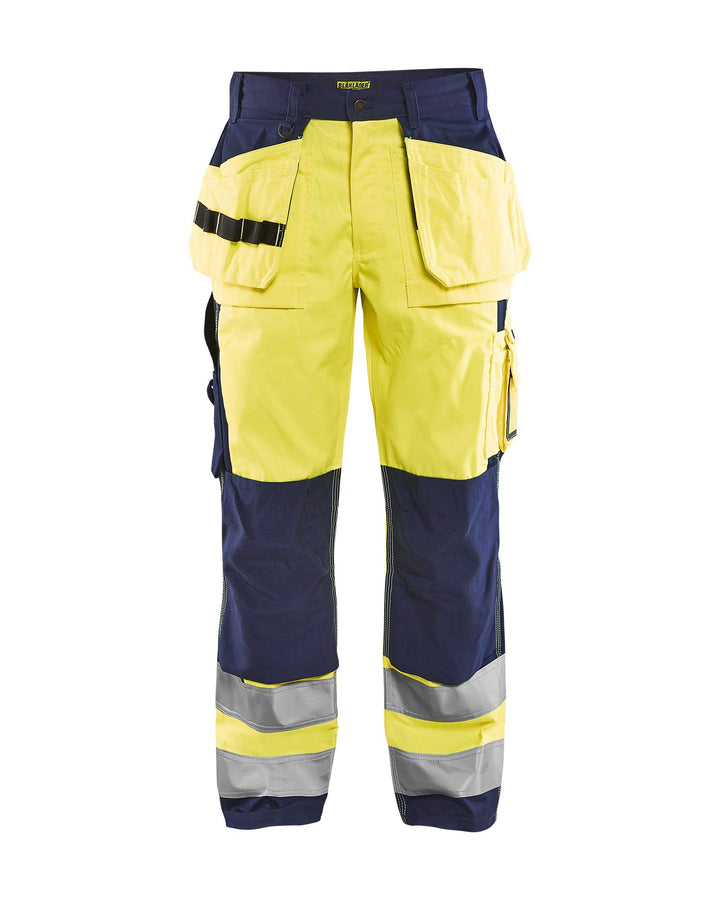 Blaklader 15331860 Hose mit hoher Sichtbarkeit, Gelb/Marine, grootte C48 Yellow / Navy Blue C48, Yel