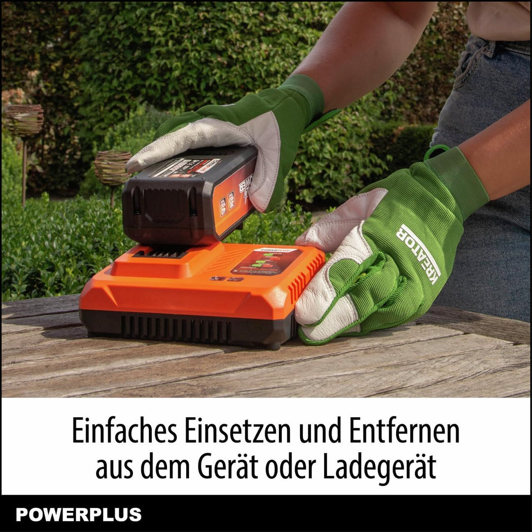 Powerplus Akku 2x20V 5.0/2.5Ah, für alle Powertools und Gartengeräte des Dual Power Sortiment und ka