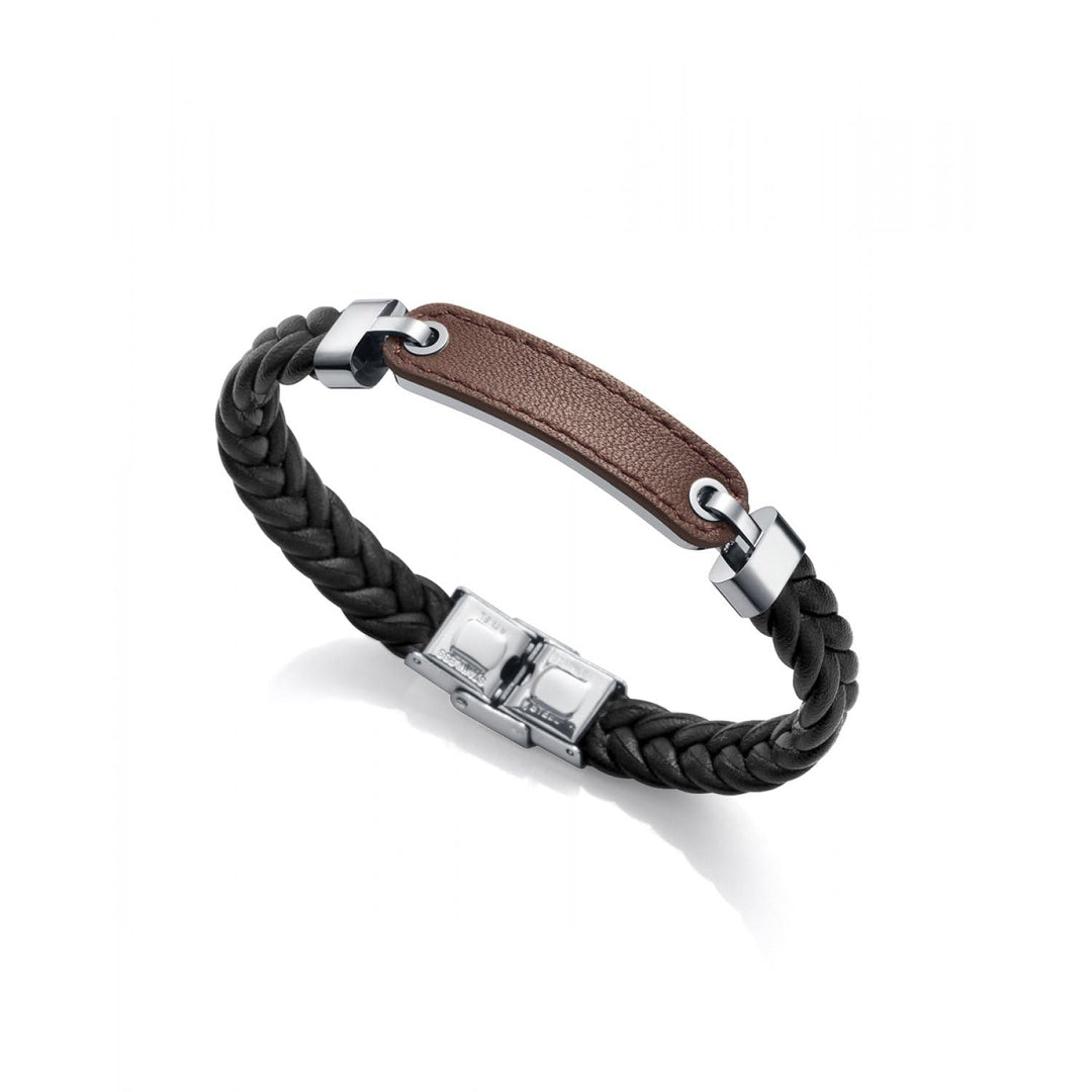 Viceroy Pulsera Magnum 15108P01011 piel y acero