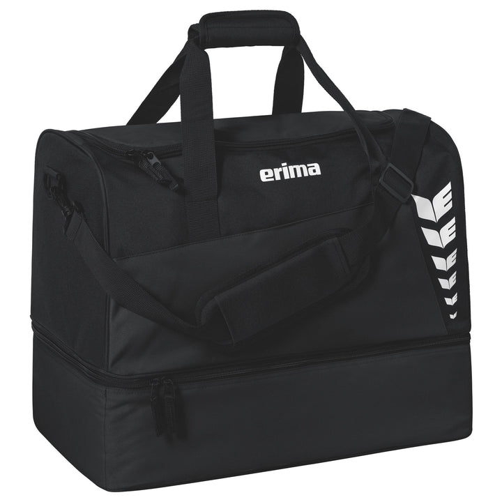 Erima Unisex Six Wings Sporttasche mit Bodenfach M Schwarz, M Schwarz